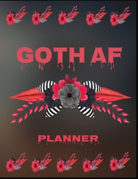 Paperback Goth AF: Academic Planner Book