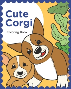 Paperback Cute Corgi: Coloring Book
