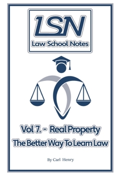 Paperback Law School Notes: Real Property Book