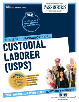 Paperback Custodial Laborer (Usps) (C-3316): Passbooks Study Guide Volume 3316 Book