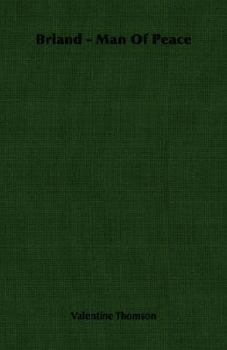 Paperback Briand - Man of Peace Book