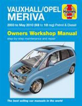 Paperback Vauxhall/Opel Meriva Book
