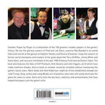 Hardcover Snooker Player by Player: A Compilation of the 100 Greatest Snooker Players Book