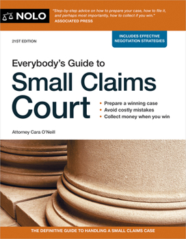 Paperback Everybody's Guide to Small Claims Court Book