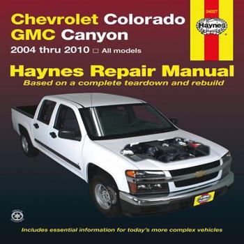 Paperback Chevrolet Colorado & GMC Canyon Automotive Repair Manual Book