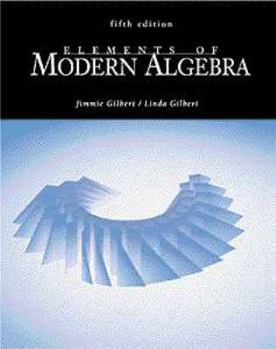 Hardcover Elements of Modern Algebra Book