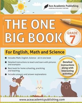 Paperback The One Big Book - Grade 7: For English, Math and Science Book