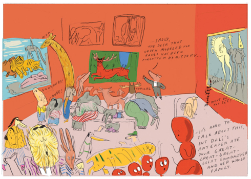 Hardcover Drawn to MoMA : Comics Inspired by Modern Art Book