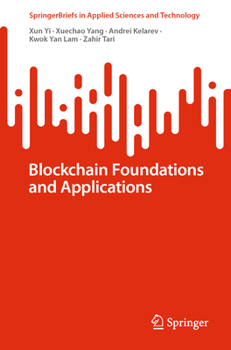 Paperback Blockchain Foundations and Applications Book