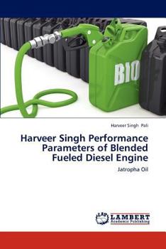 Paperback Harveer Singh Performance Parameters of Blended Fueled Diesel Engine Book