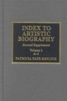 Hardcover Index to Artistic Biography: Second Supplement Book