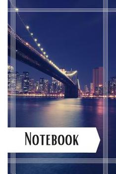Notebook: New York City Art Gift - Lined Notebook, 130 pages, 6 x 9