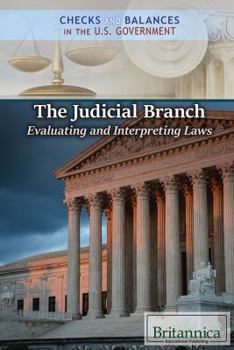 Library Binding The Judicial Branch: Evaluating and Interpreting Laws Book