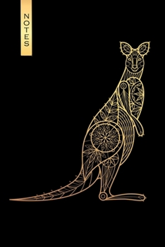 Paperback Notes: Kangaroo / Medium Size Notebook with Lined Interior, Page Number and Daily Entry Ideal for Organization, Taking Notes, Book