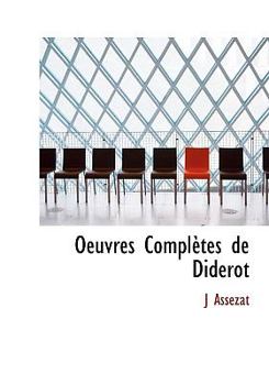 Hardcover Oeuvres Completes de Diderot [French] Book