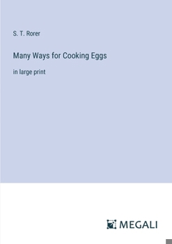 Many Ways for Cooking Eggs: in large print