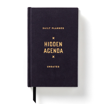 Calendar Hidden Agenda Undated Mini Planner Book