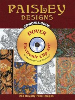 Paperback Paisley Designs [With CDROM] Book