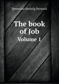Paperback The book of Job Volume 1 Book