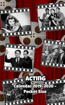 Paperback Acting Calendar 2019-2020 - Pocket Size Book