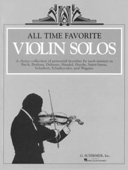 Paperback All Time Favorite Violin Solos: Violin and Piano Book