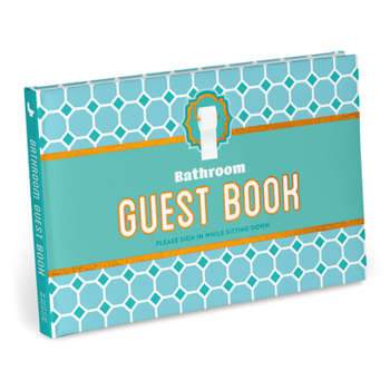 Knock Knock Bathroom Guestbook