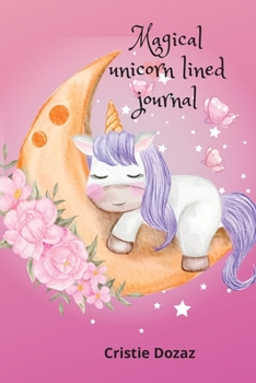 Paperback Magical unicorn lined journal Book