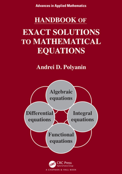 Hardcover Handbook of Exact Solutions to Mathematical Equations Book