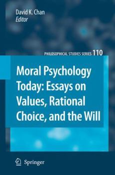 Paperback Moral Psychology Today: Essays on Values, Rational Choice, and the Will Book