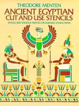 Paperback Ancient Egyptian Cut & Use Stencils Book