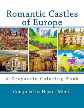 Romantic Castles of Europe: A Greyscale Coloring Book