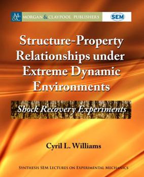 Paperback Structure-Property Relationships Under Extreme Dynamic Environments: Shock Recovery Experiments Book