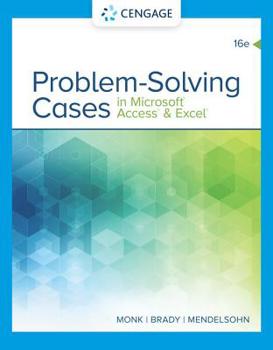 Paperback Problem Solving Cases in Microsoft Access & Excel Book