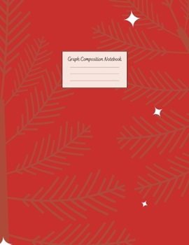 Paperback Graph Composition Notebook: Grid Paper Notebook: Large Size 8.5x11 Inches, 110 pages. Notebook Journal: Nice Red Background Workbook for Preschool Book