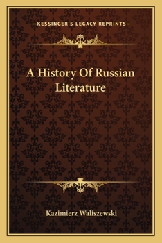 Paperback A History Of Russian Literature Book