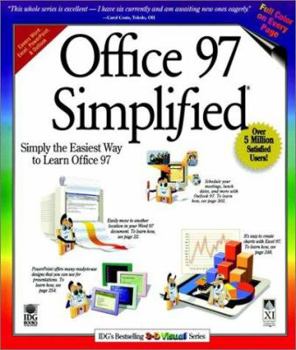 Paperback Microsoft Office 97 Simplified (3-D Visual Series) Book