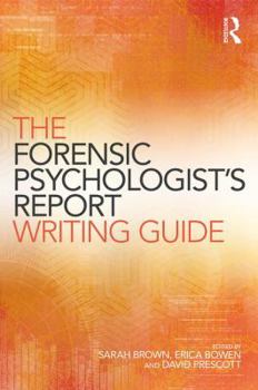 Paperback The Forensic Psychologist's Report Writing Guide Book