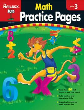 Paperback Math Practice Pages (Gr. 3) Book