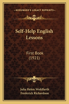 Paperback Self-Help English Lessons: First Book (1921) Book