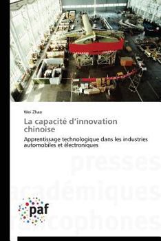 Paperback La Capacité D Innovation Chinoise [French] Book