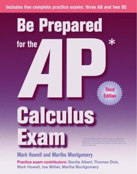 Paperback Be Prepared for the AP Calculus Exam Book