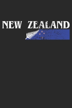 Paperback Notebook: New Zealand Gift Dot Grid 6x9 120 Pages Book