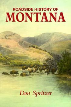 Paperback Roadside History of Montana Book