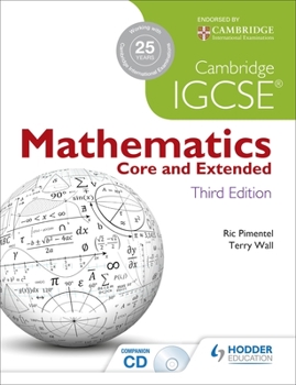 Paperback Cambridge IGCSE Mathematics Core and Extended 3ed + CD Book