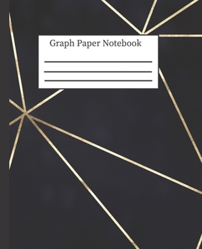 Paperback Graph Paper Notebook: 5x5 Grid Paper, Quad Ruled Graphing Composition Book for School College Students: 7.5" x 9.25" 100 Pages, Pretty Navy Book