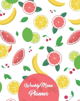 Paperback Weekly Menu Planner: Weekly Menu Planner For 6 Months, Featuring Blank Recipe Sheets, Recipe Index, Grocery Lists And More Book