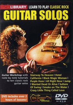 DVD Learn To Play Classic Rock Guitar Solos [Import anglais] Book
