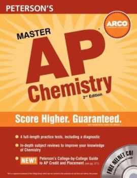 Paperback Peterson's Master AP Chemistry Book