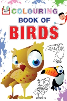 Paperback Colouring Book of BIRDS Book