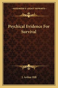 Paperback Psychical Evidence For Survival Book